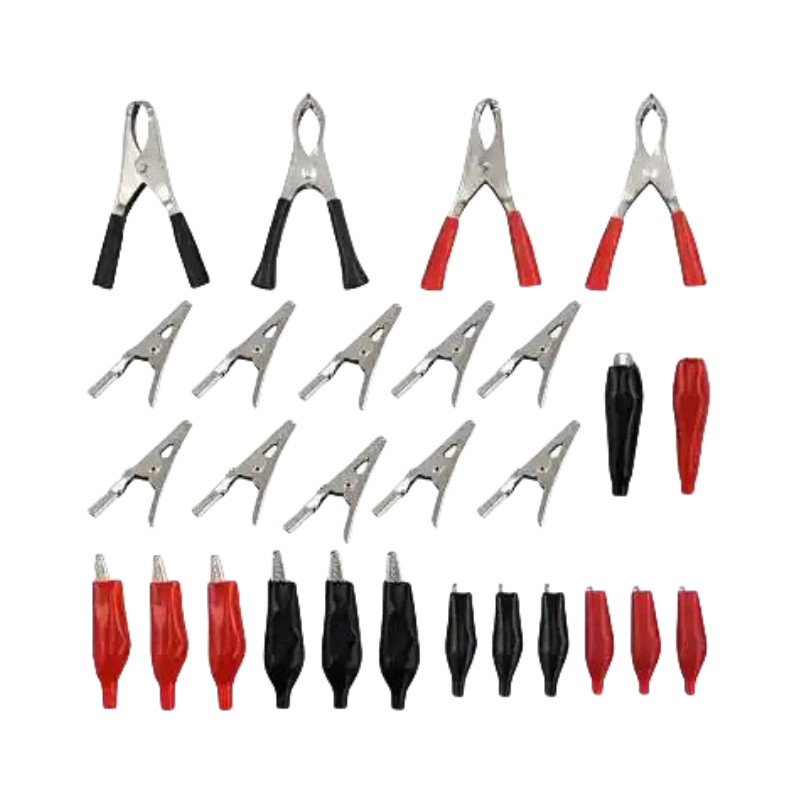 28-teiliges Krokodilklemmen-Sortiment