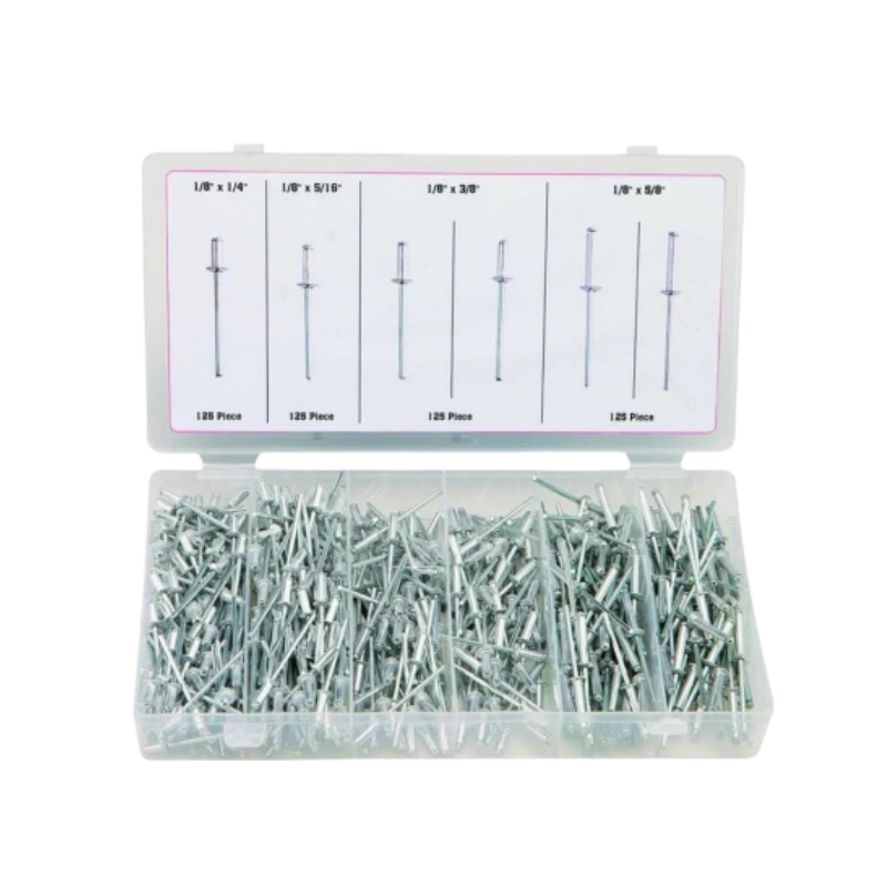 500-teiliges Aluminiumnieten-Sortiment