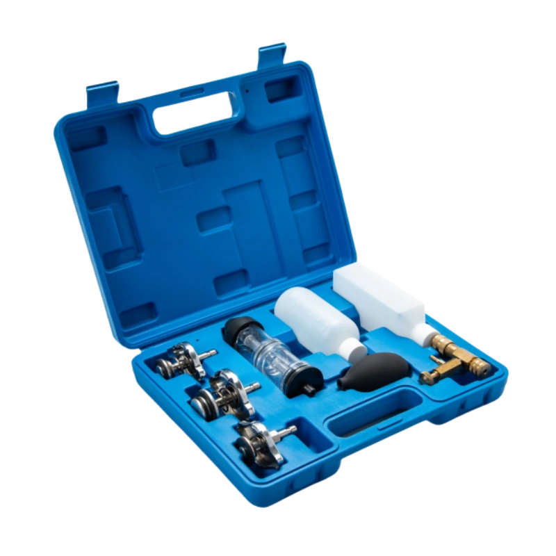 CO2-Zylinderkopfdichtungs-Lecksuchgerät mit 3 Bajonettadaptern, passend für Ford