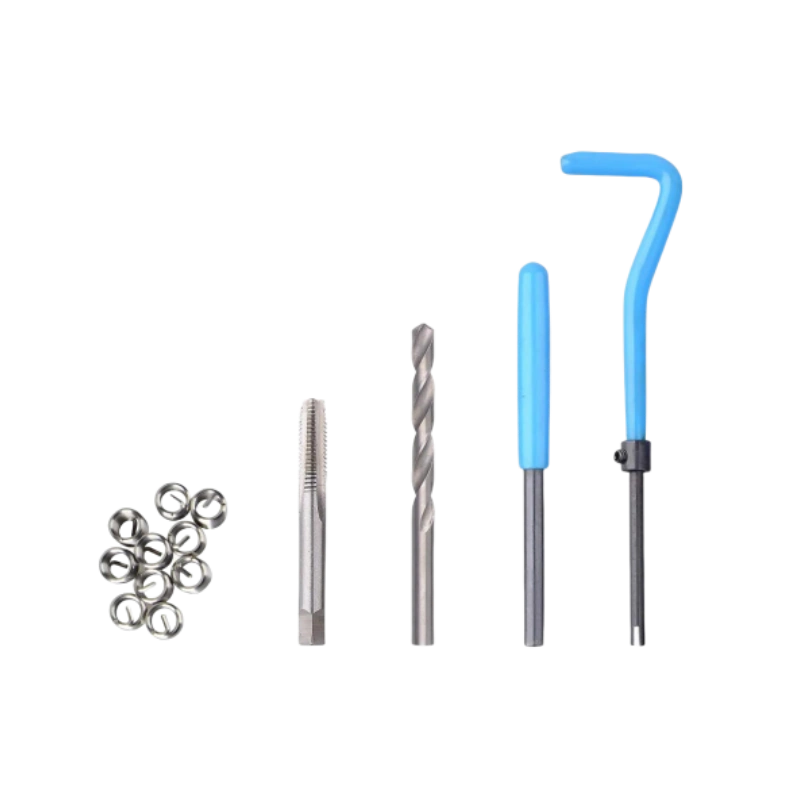 Kit de herramientas de reparación de roscas de 131 piezas