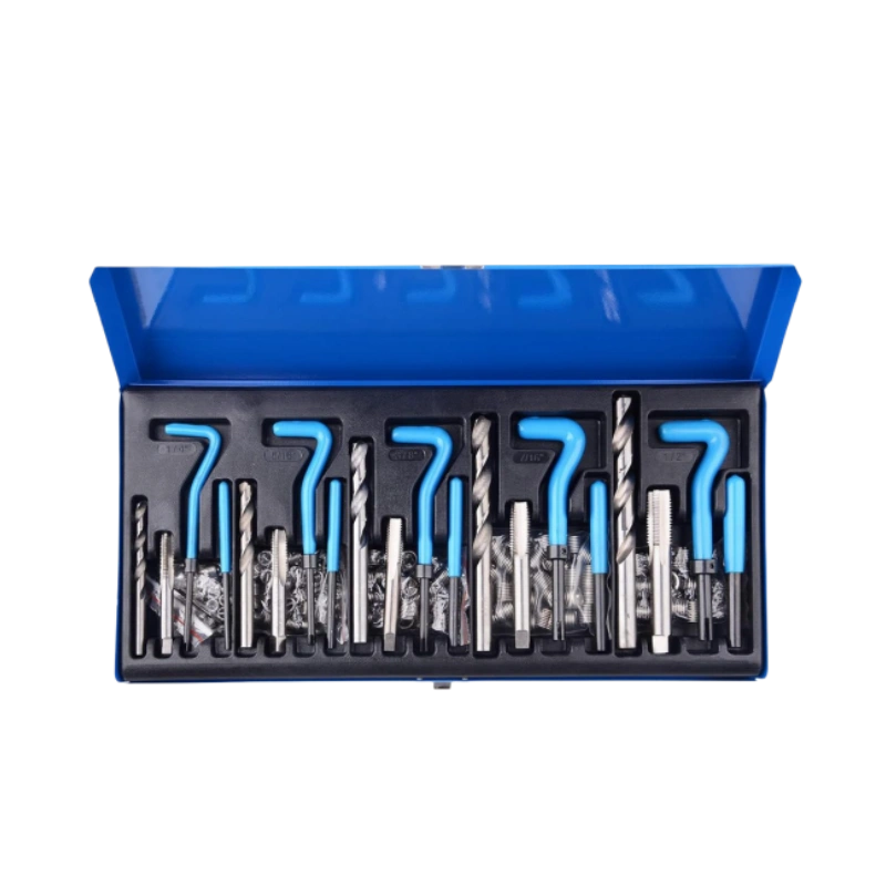 Kit de herramientas de reparación de roscas de 131 piezas