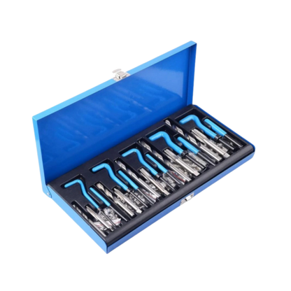 Kit de herramientas de reparación de roscas de 131 piezas