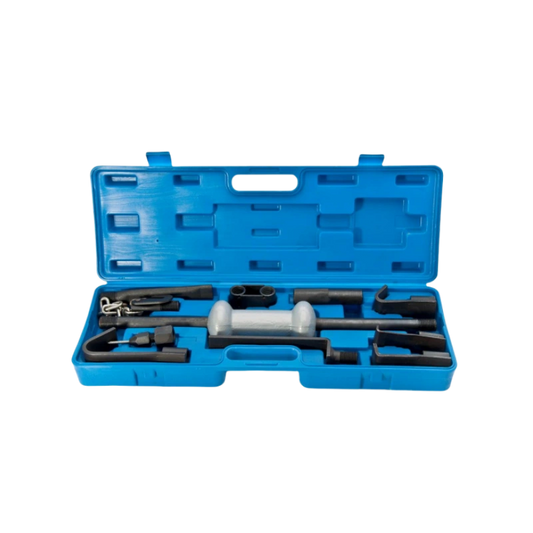 Kit de herramientas para extraer abolladuras con martillo deslizante de 13 piezas y 10 libras
