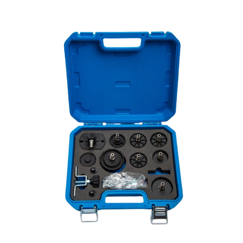 Kit de adaptador de cilindro maestro de purga de freno de 13 piezas