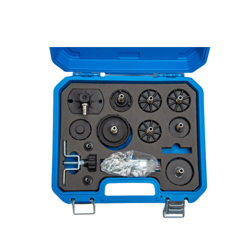 Kit de adaptador de cilindro maestro de purga de freno de 13 piezas