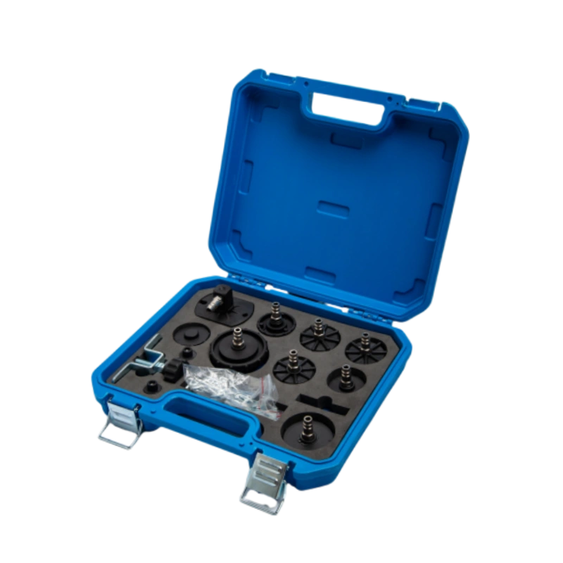 Kit de adaptador de cilindro maestro de purga de freno de 13 piezas