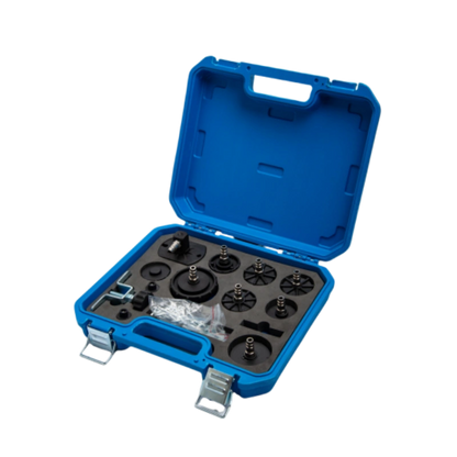 Kit de adaptador de cilindro maestro de purga de freno de 13 piezas