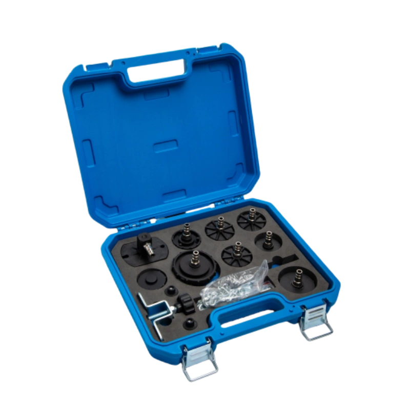 Kit de adaptador de cilindro maestro de purga de freno de 13 piezas