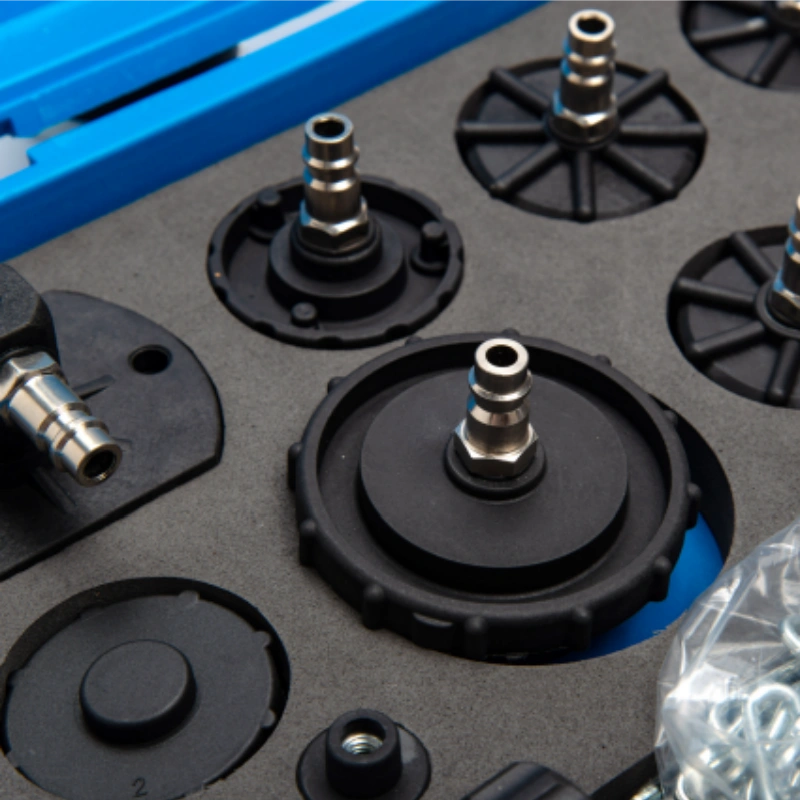 Kit de adaptador de cilindro maestro de purga de freno de 13 piezas