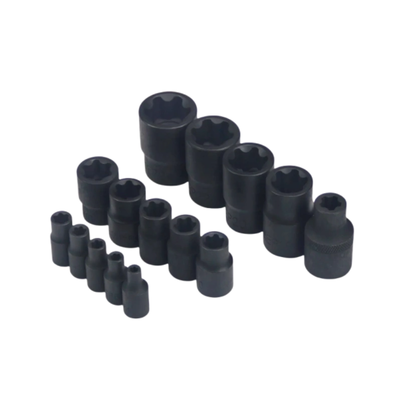 Juego de 15 vasos E-Torx Plus, EP4-EP24, de 6 y 5 puntas, compatibles con Tesla