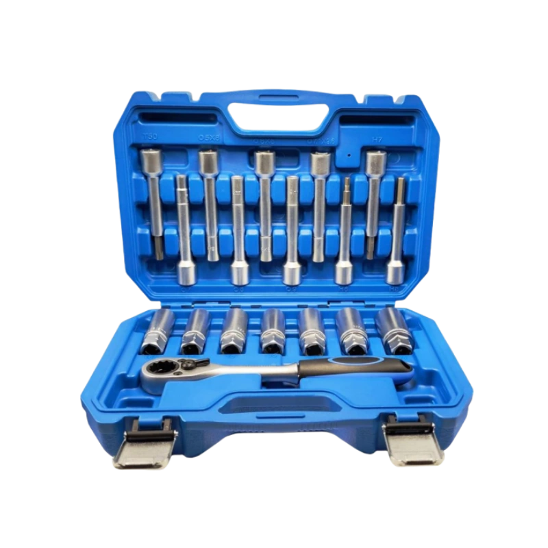 18PCS Shock Absorber Strut Nut Go-Through Socket Set & Ratchet – FayTools