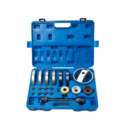 Juego de herramientas de 19 piezas para cojinetes de cubo de rueda compactos (62 mm, 66 mm, 72 mm)