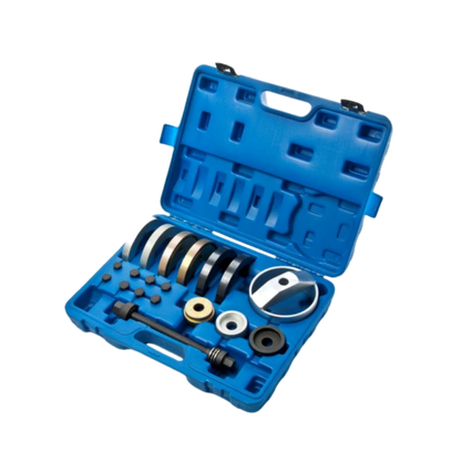 Juego de herramientas de 19 piezas para cojinetes de cubo de rueda compactos (62 mm, 66 mm, 72 mm)