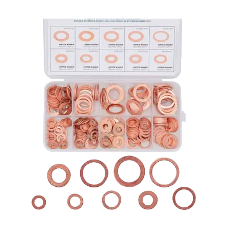 200PCS Copper Gaskets Assortment
