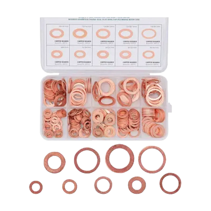 200PCS Copper Gaskets Assortment