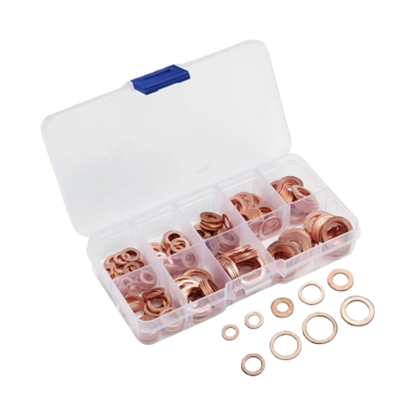 200PCS Copper Gaskets Assortment