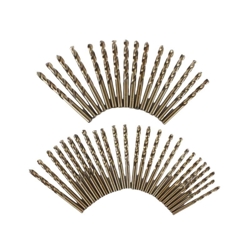 41-teiliges, vollständig geschliffenes Kobalt-Spiralbohrer-Set