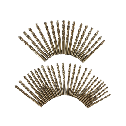 41-teiliges, vollständig geschliffenes Kobalt-Spiralbohrer-Set