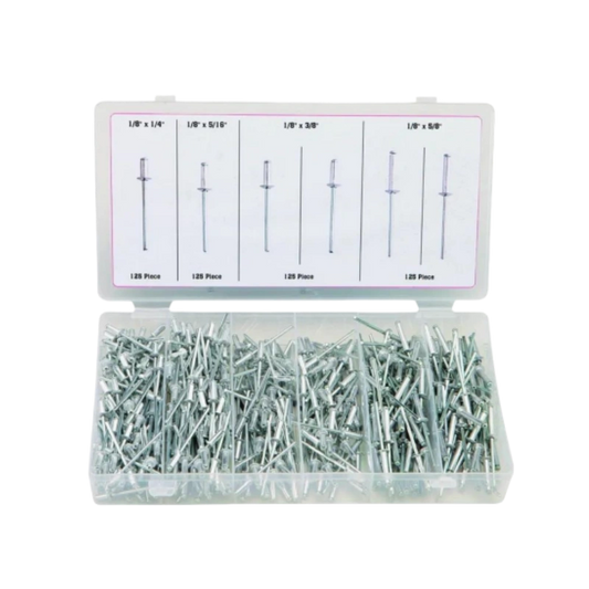 500PCS Aluminum Rivet Assortment