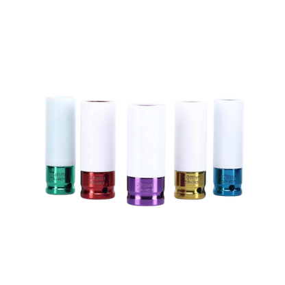 Kit de 5 herramientas de impacto para tuercas de rueda motriz de 1/2"