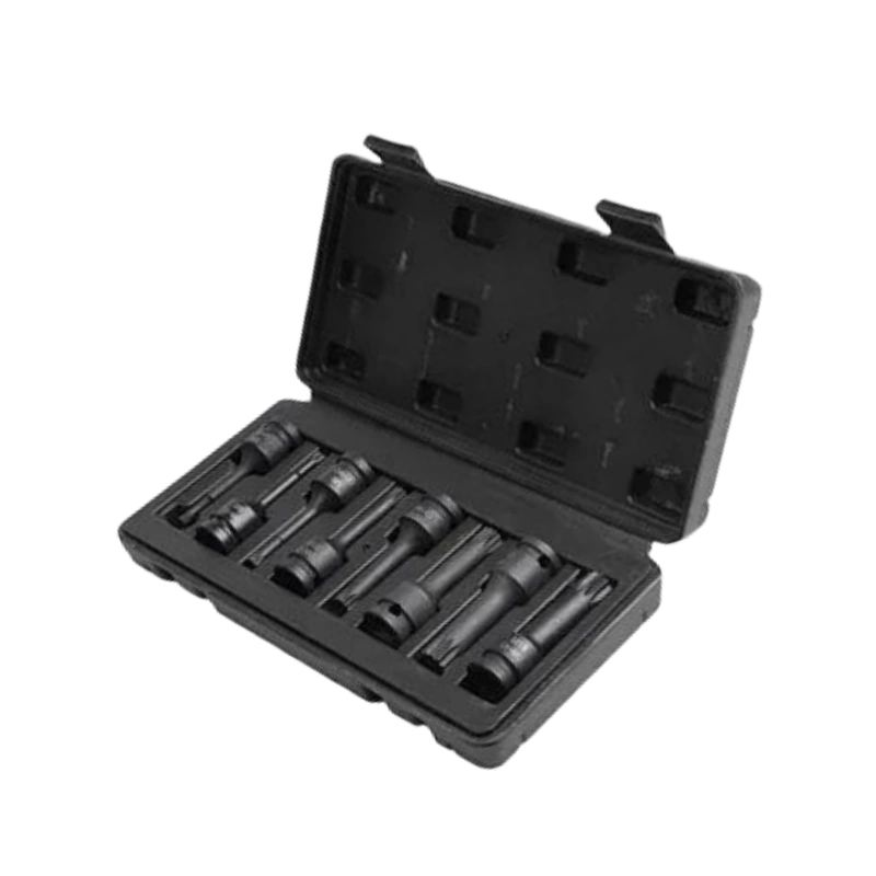 Juego de 8 puntas de impacto Torx de 1/2 pulgada