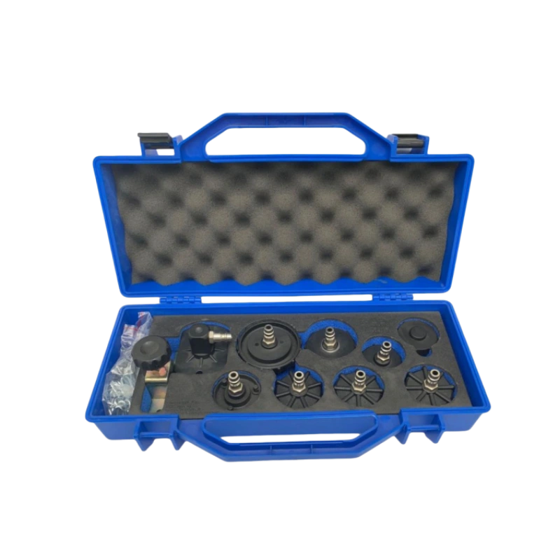 Juego de adaptadores para kit de purga de frenos de aire