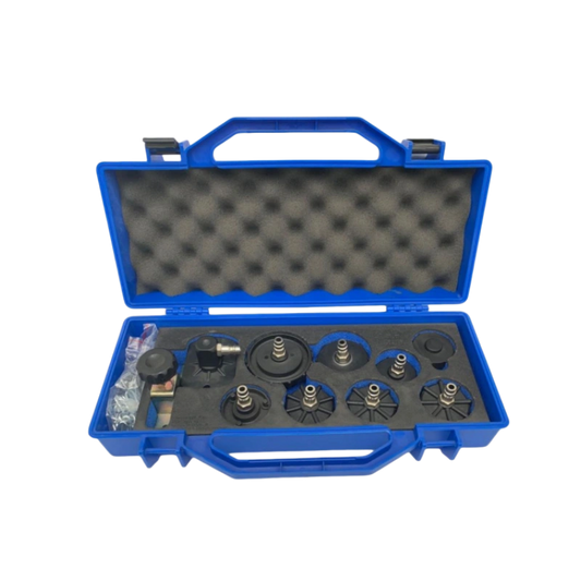Juego de adaptadores para kit de purga de frenos de aire
