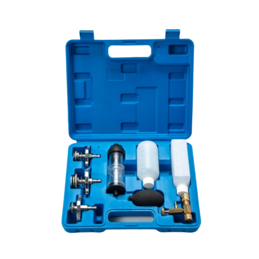 Detector de fugas de juntas de culata de CO2 con 3 adaptadores de bayoneta compatibles con Ford