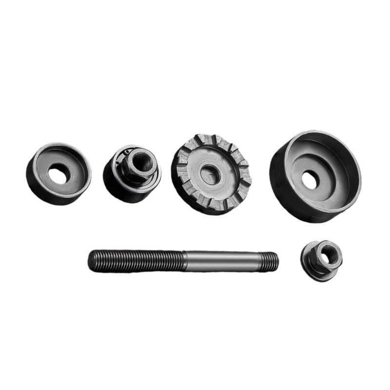 Herramienta de extracción e instalación de bujes del bastidor auxiliar del eje trasero del Ford Mondeo