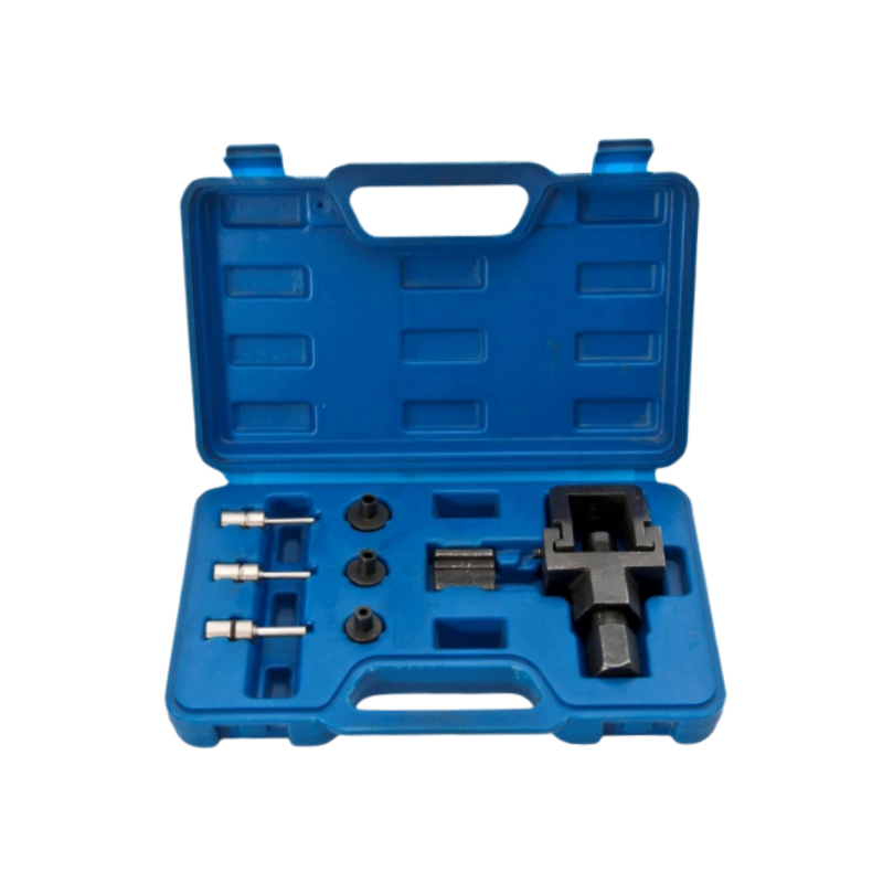Kit de herramientas para cortar cadenas, dividir eslabones y remachar cadenas de motocicletas compatible con tamaños de cadena 520, 525, 530 y 532