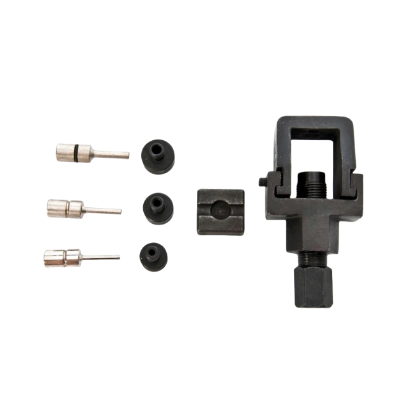 Kit de herramientas para cortar cadenas, dividir eslabones y remachar cadenas de motocicletas compatible con tamaños de cadena 520, 525, 530 y 532