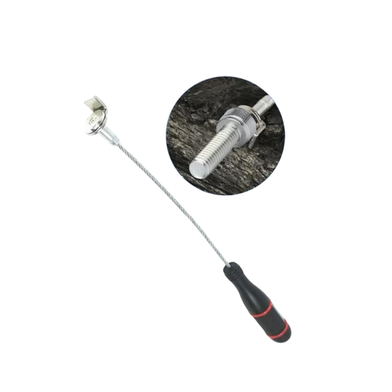 Extractor de tapón de drenaje de aceite con imán potente