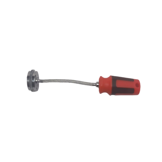 Llave de tapón de drenaje de aceite magnética fuerte, herramienta de extracción de tornillo de drenaje anti-escaldaduras, 1 pieza