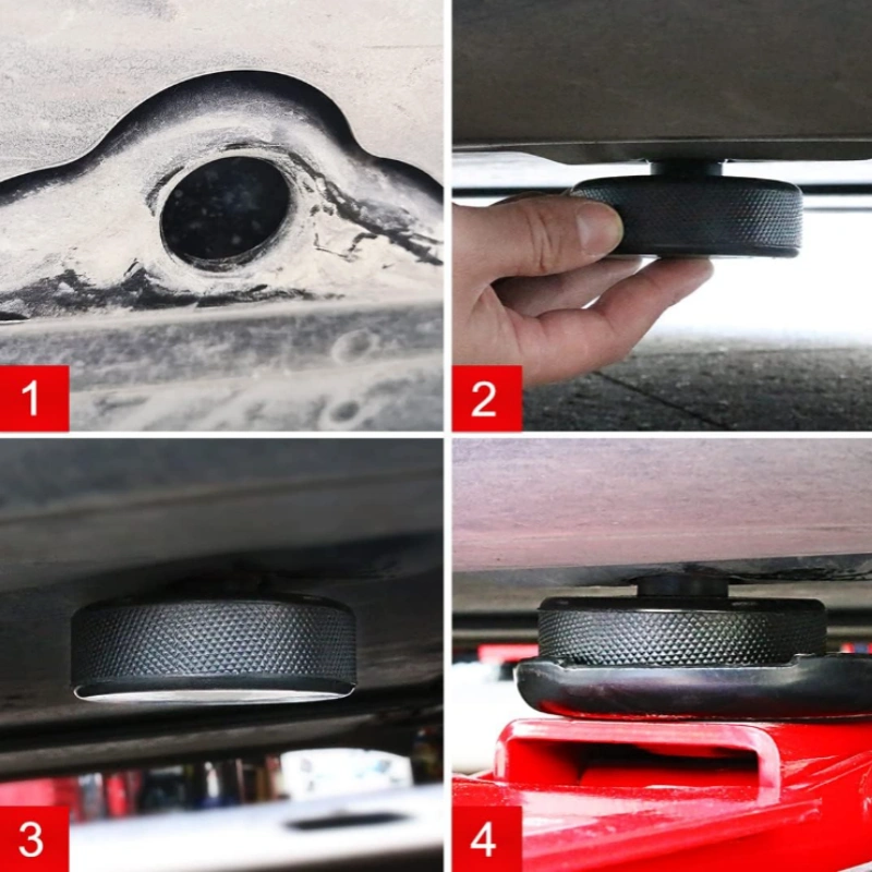 Adaptador de gato elevador resistente para Tesla Model 3, Y, S, X: protege la batería y el chasis, incluye caja de almacenamiento