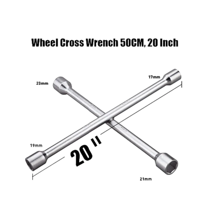 Llave de cruz para ruedas - 50 cm (20 pulgadas)